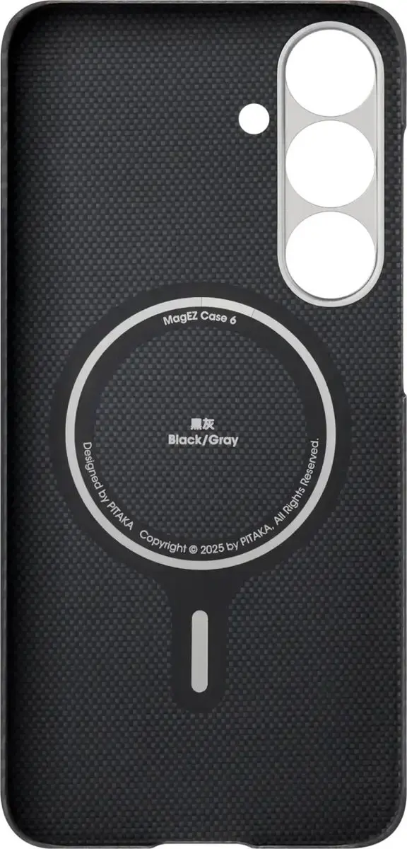 Pitaka MagEZ 6 Hoesje S25 - Aramidevezels 600D - Zwart