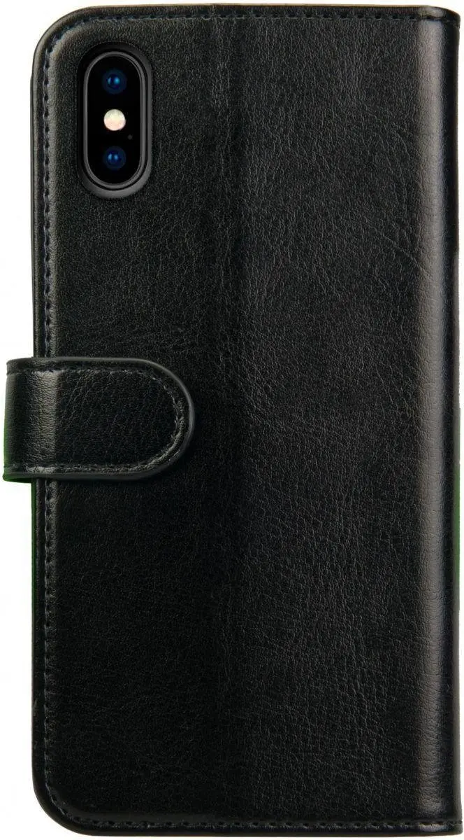 Rosso Element iPhone Xs Book Cover - 3 Pasjes - Zwart