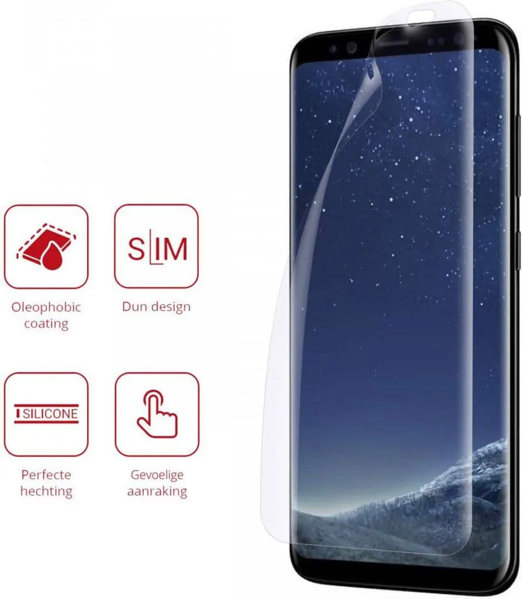 Rosso Screen Protector Ultra Clear - Samsung Galaxy S8 - 2 Stuks