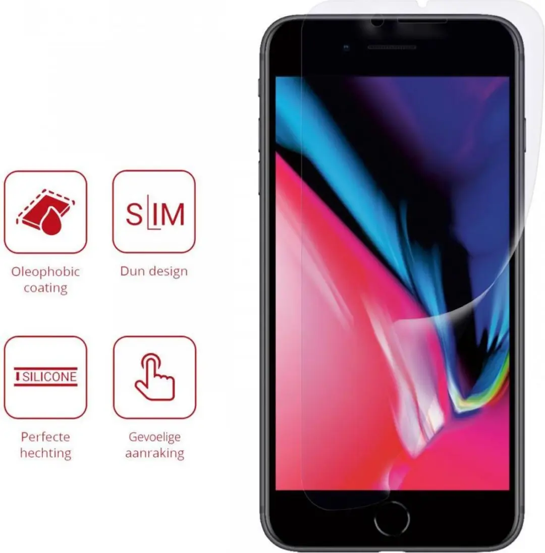 Rosso Ultra Clear Screenprotector 2 Stuks - iPhone 6/7/8