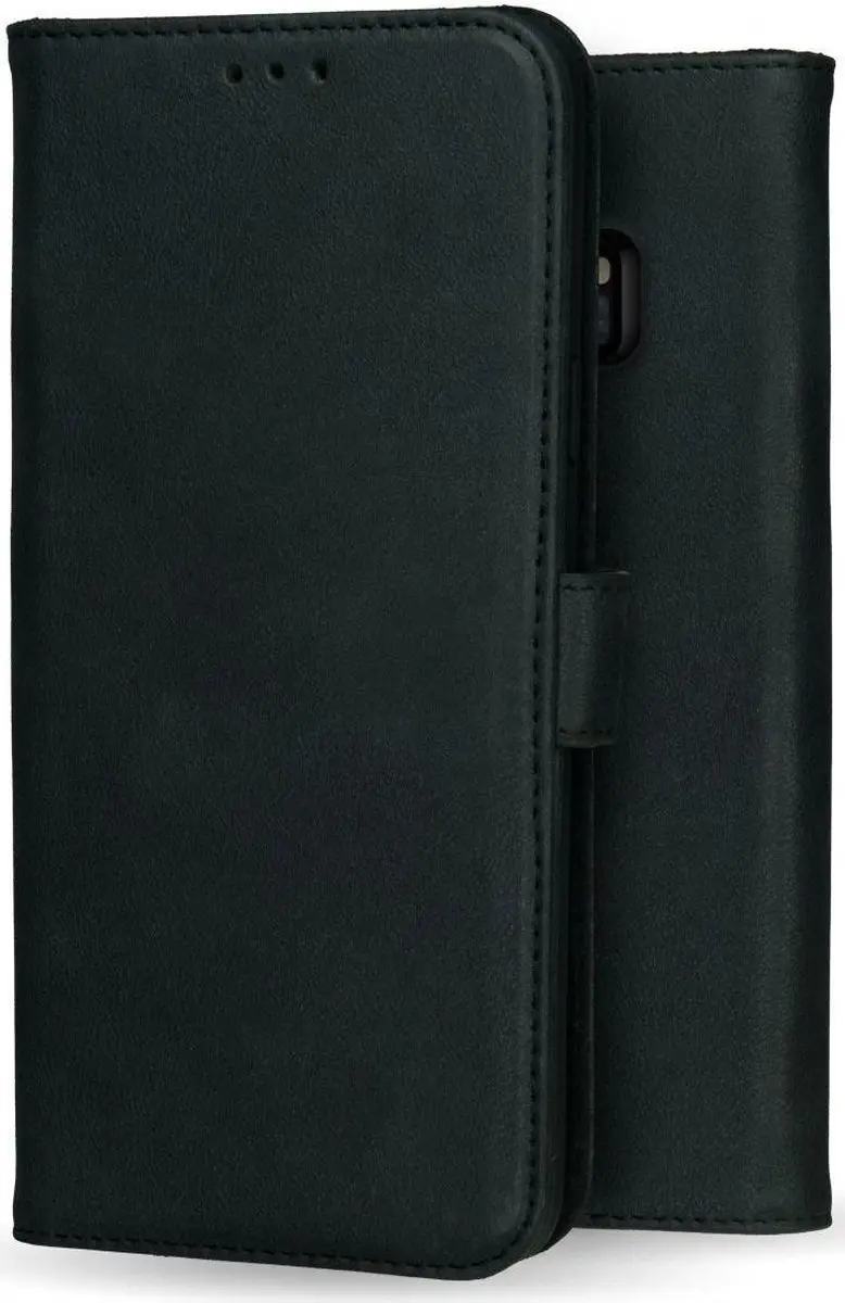 Rosso Deluxe Book Case Samsung Galaxy S9 - 3 Pasjes - Zwart