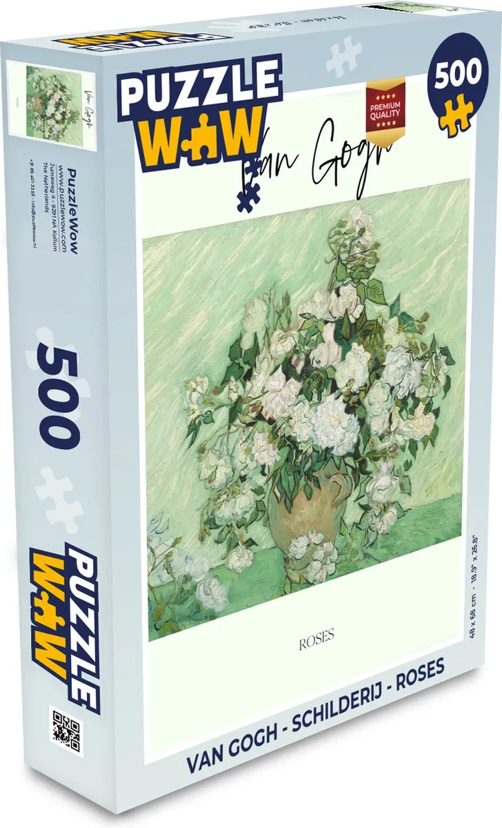 PuzzleWow Van Gogh Roses Legpuzzel 500 Stuks