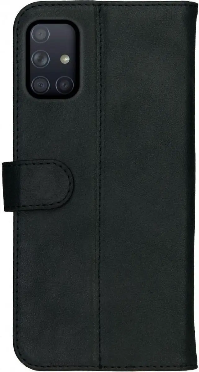 Rosso Deluxe Book Case Samsung Galaxy A51 - 3 Pasjes - Zwart