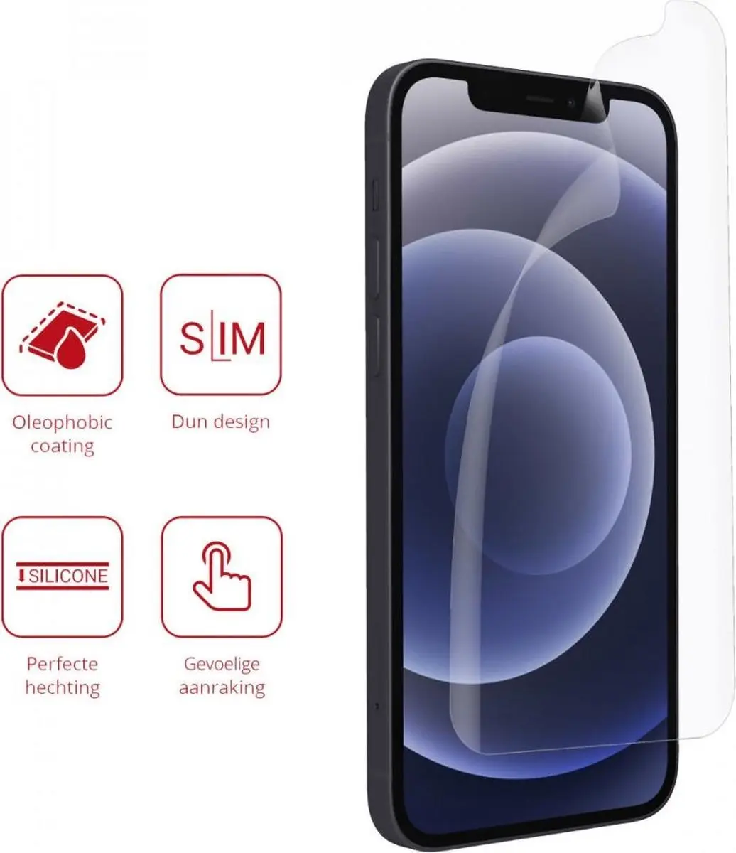 Rosso Ultra Clear Screen Protector iPhone 12/12 Pro - 2 Stuks
