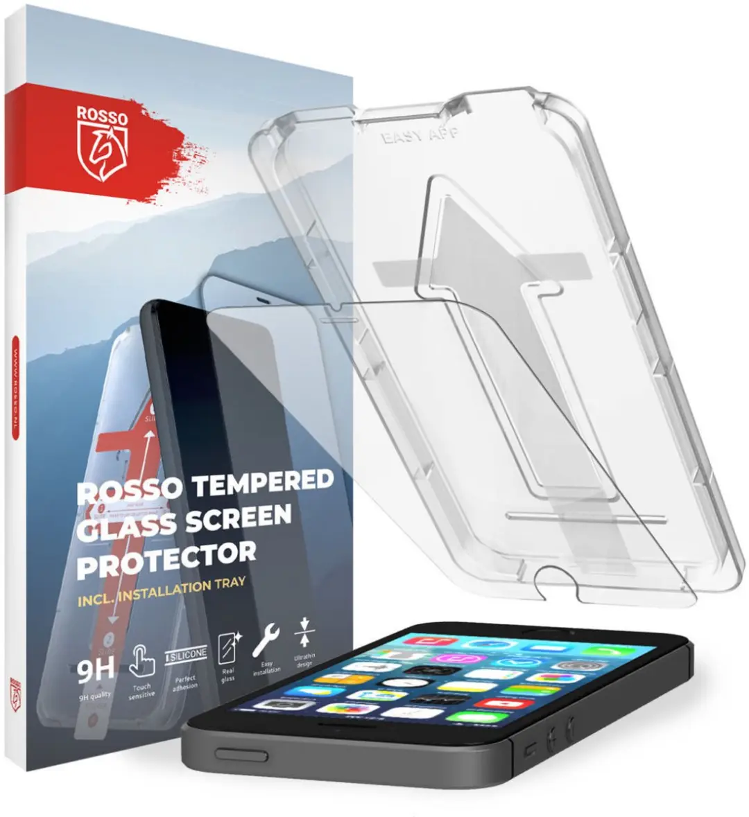 Rosso iPhone 5/5s/SE Schermbeschermer