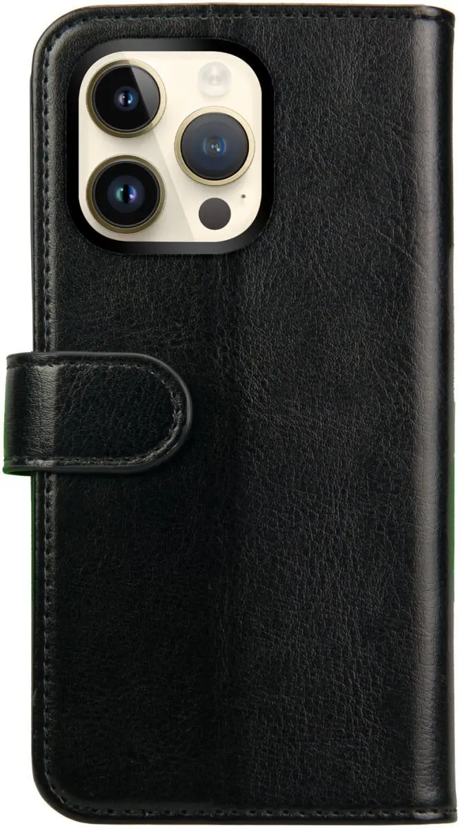 Rosso Element Book Case Wallet iPhone 14 Pro Max - 3 Pasjes - Zwart