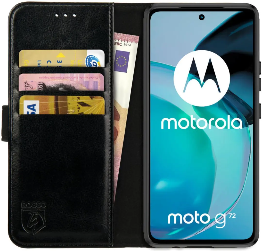 Rosso Element Book Case Wallet Moto G72