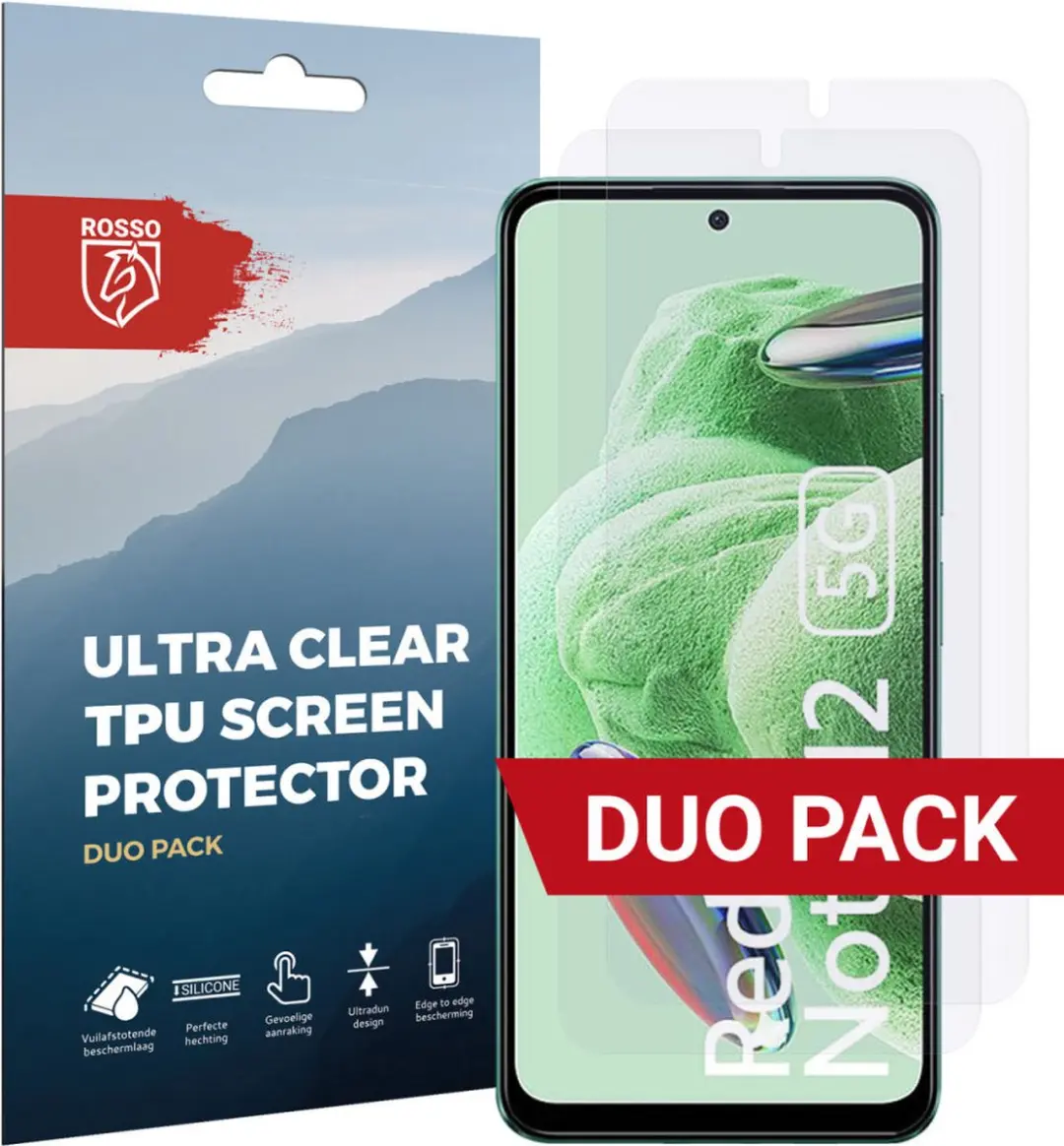 Rosso Xiaomi Redmi Note 12 5G/Poco X5 Ultra Clear Schermbeschermers