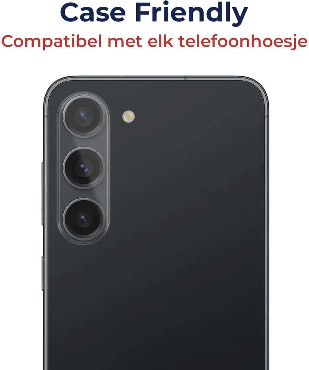 Rosso Camera Lens Protector Transparant - Samsung Galaxy S23/S23+ - afbeelding 4 van 5