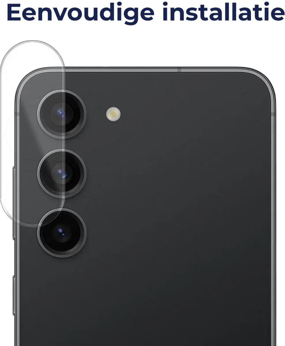 Rosso Camera Lens Protector Transparant - Samsung Galaxy S23/S23+ - afbeelding 3 van 5
