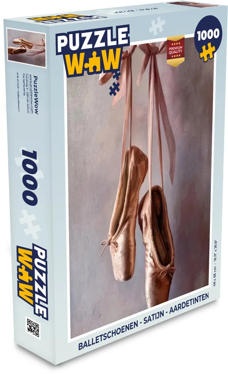 PuzzleWow Balletschoenen Legpuzzel 1000 Stuks