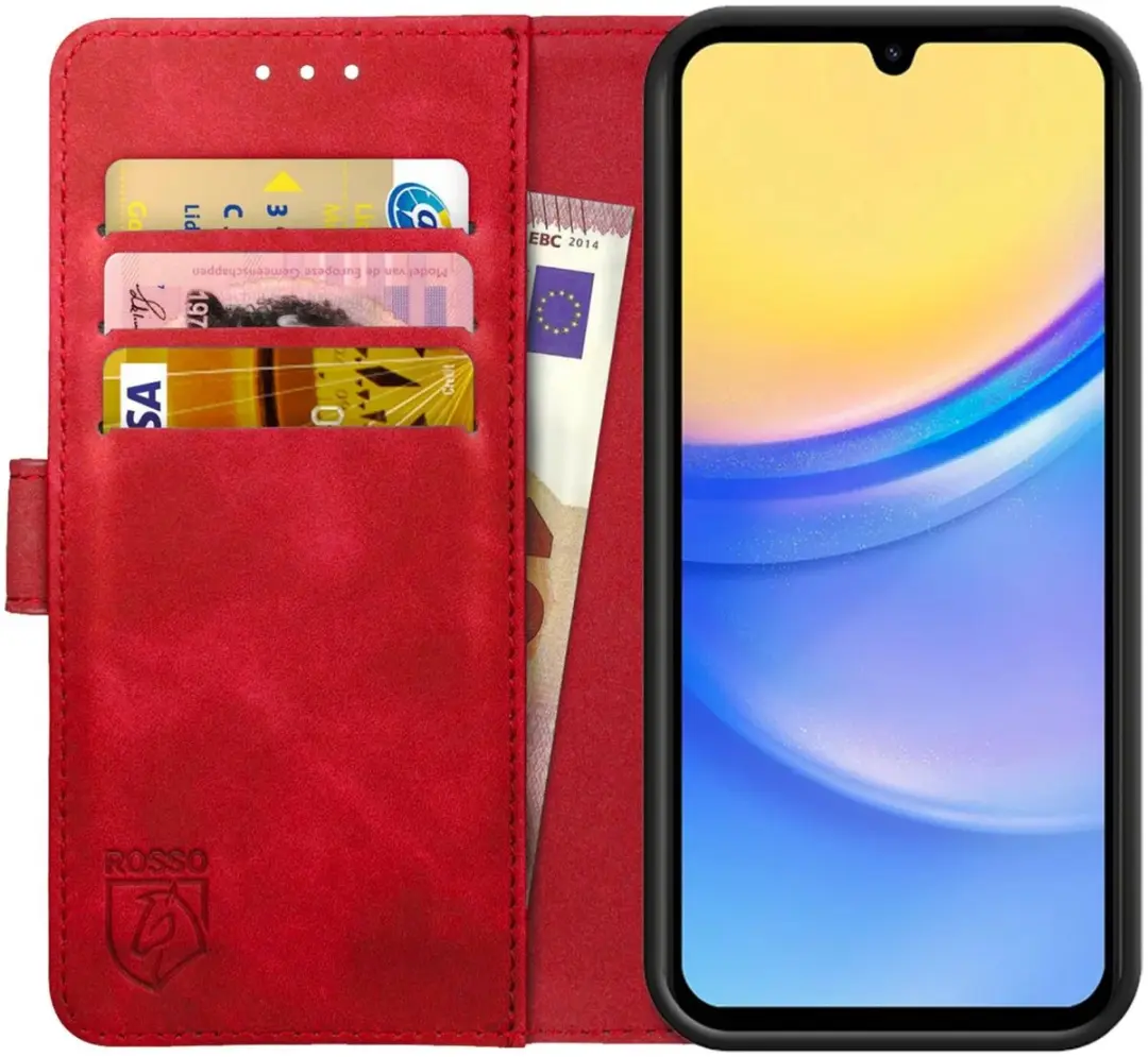 Rosso Element Book Case Wallet Samsung Galaxy A15