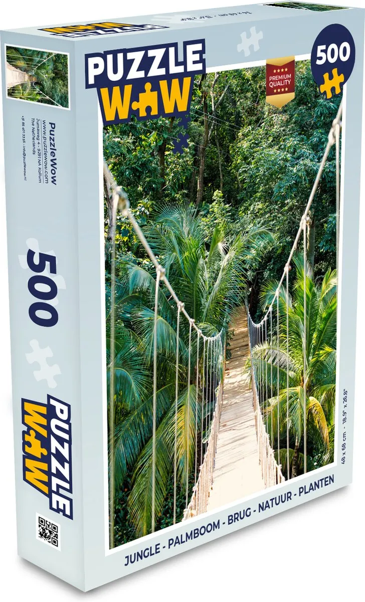 PuzzleWow Jungle Legpuzzel 500 Stuks