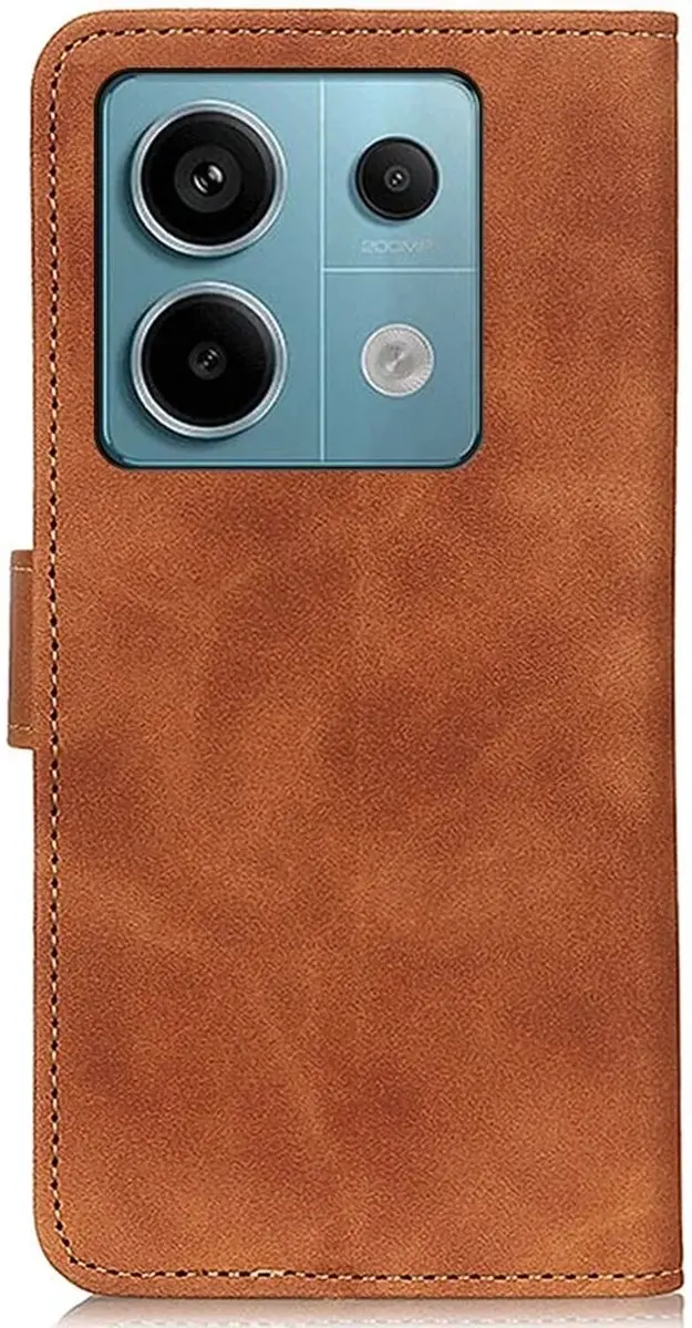Khazneh Xiaomi Redmi Note 13 Pro 5G/Poco X6 Hoesje - Bruin