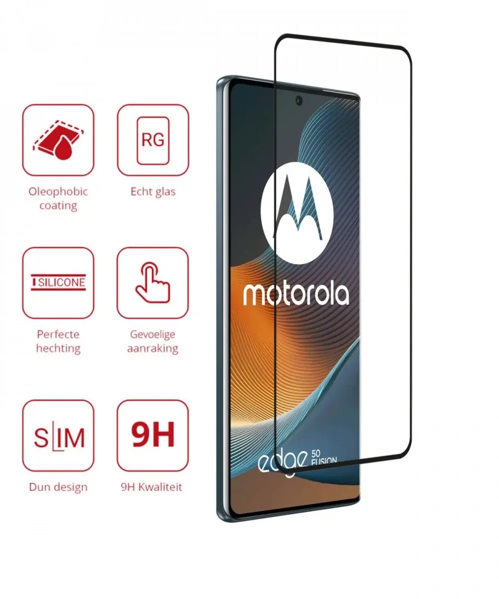 Rosso Screen Protector Motorola Edge 50 Fusion 9H - Glasplaatje