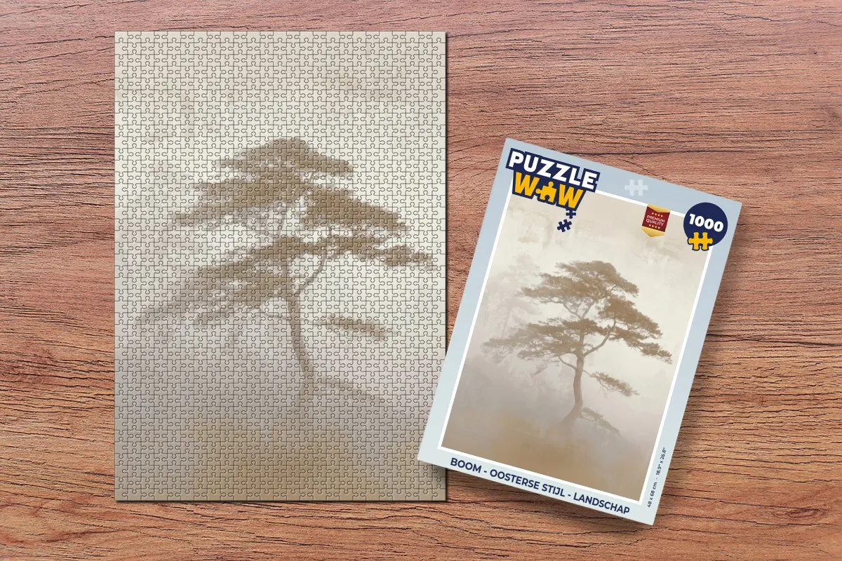 PuzzleWow Boom Landschap Legpuzzel 1000 Stuks