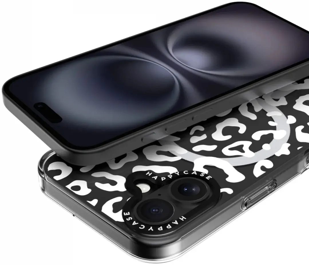 HappyCase Joy Hoesje iPhone 16 - Wild Leopard Print - MagSafe