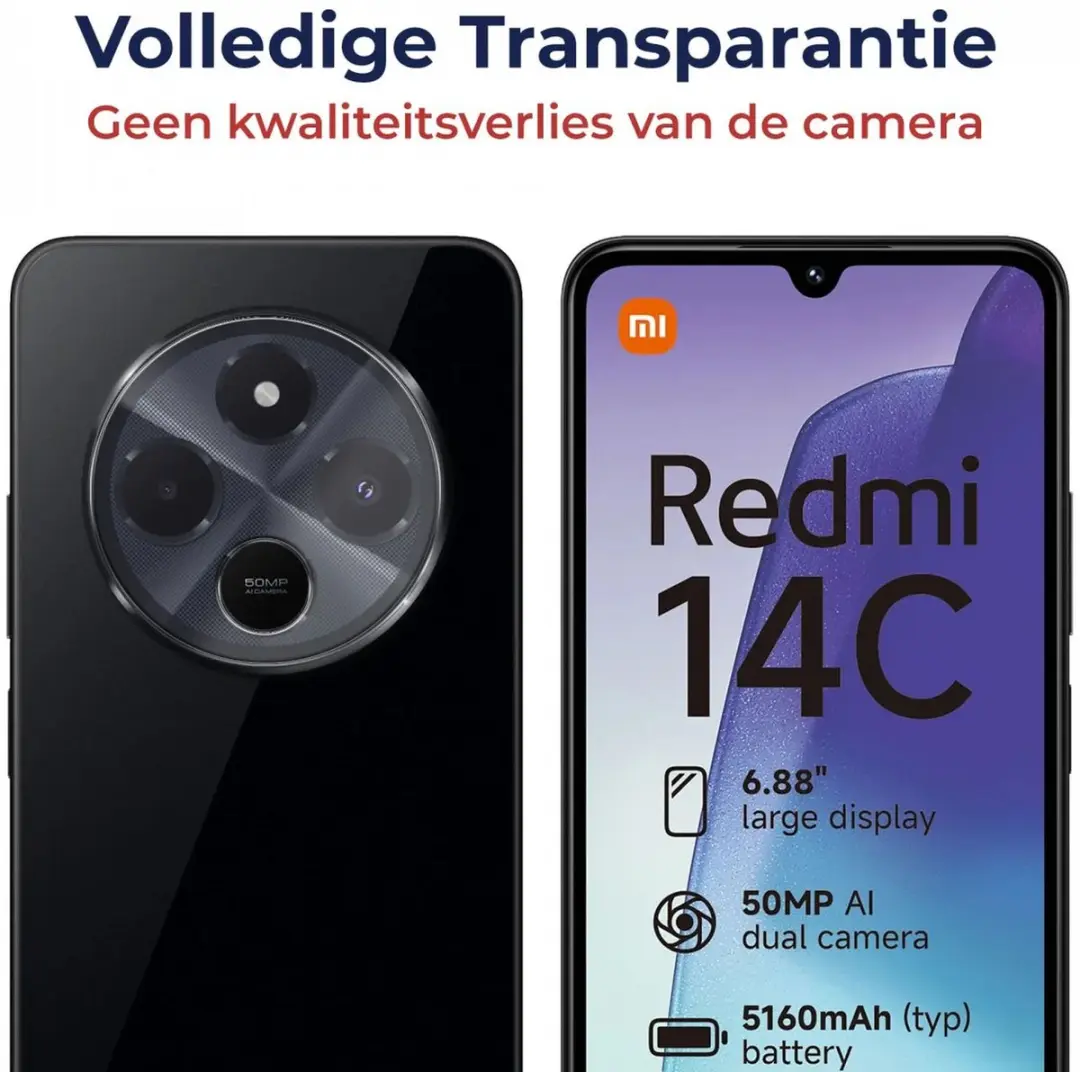 Rosso Camera Protector Xiaomi Redmi 14C - Ultra Dun Glas