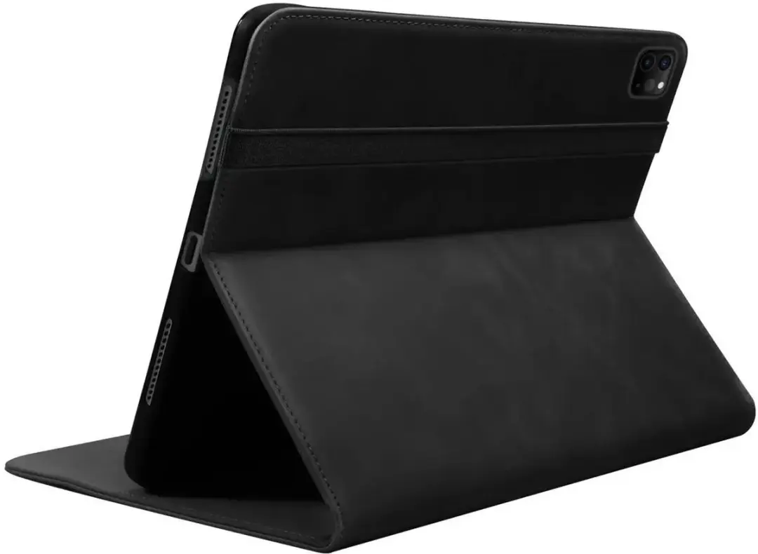 Rosso Deluxe 208641 Hoes iPad Pro 11 - Echt Leer Zwart