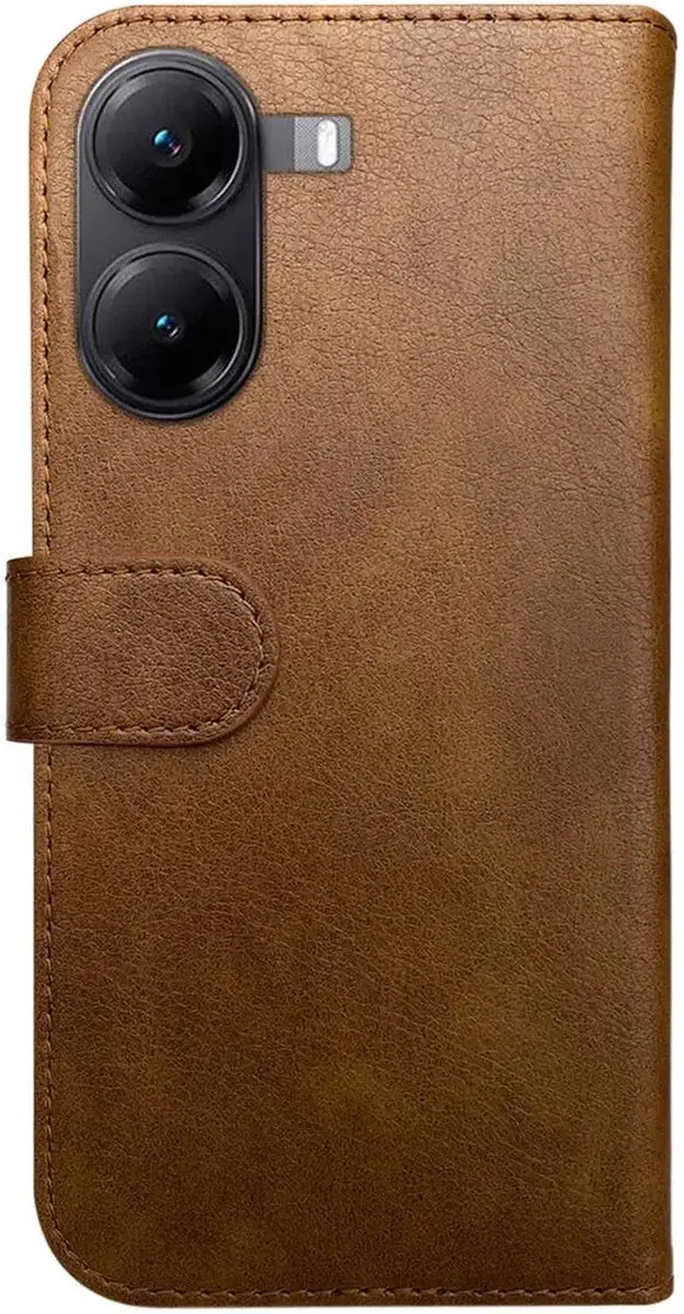 Rosso Element Wallet Book Case 212631 - Xiaomi Poco X7 Pro - 3 Pasjes - Bruin