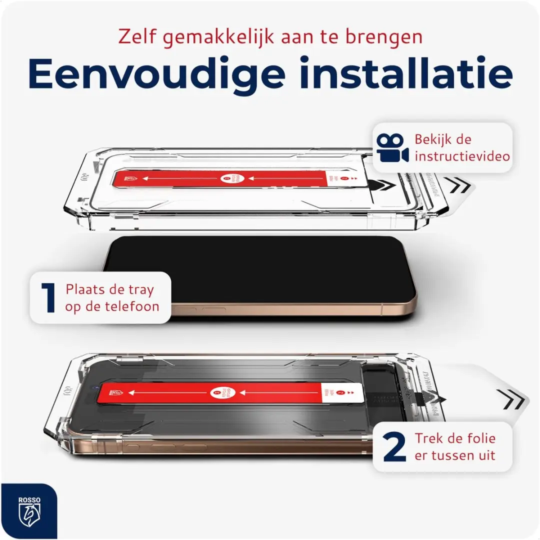 Rosso Privacy Screen Protector Samsung Galaxy S25 Edge - 9H Glas