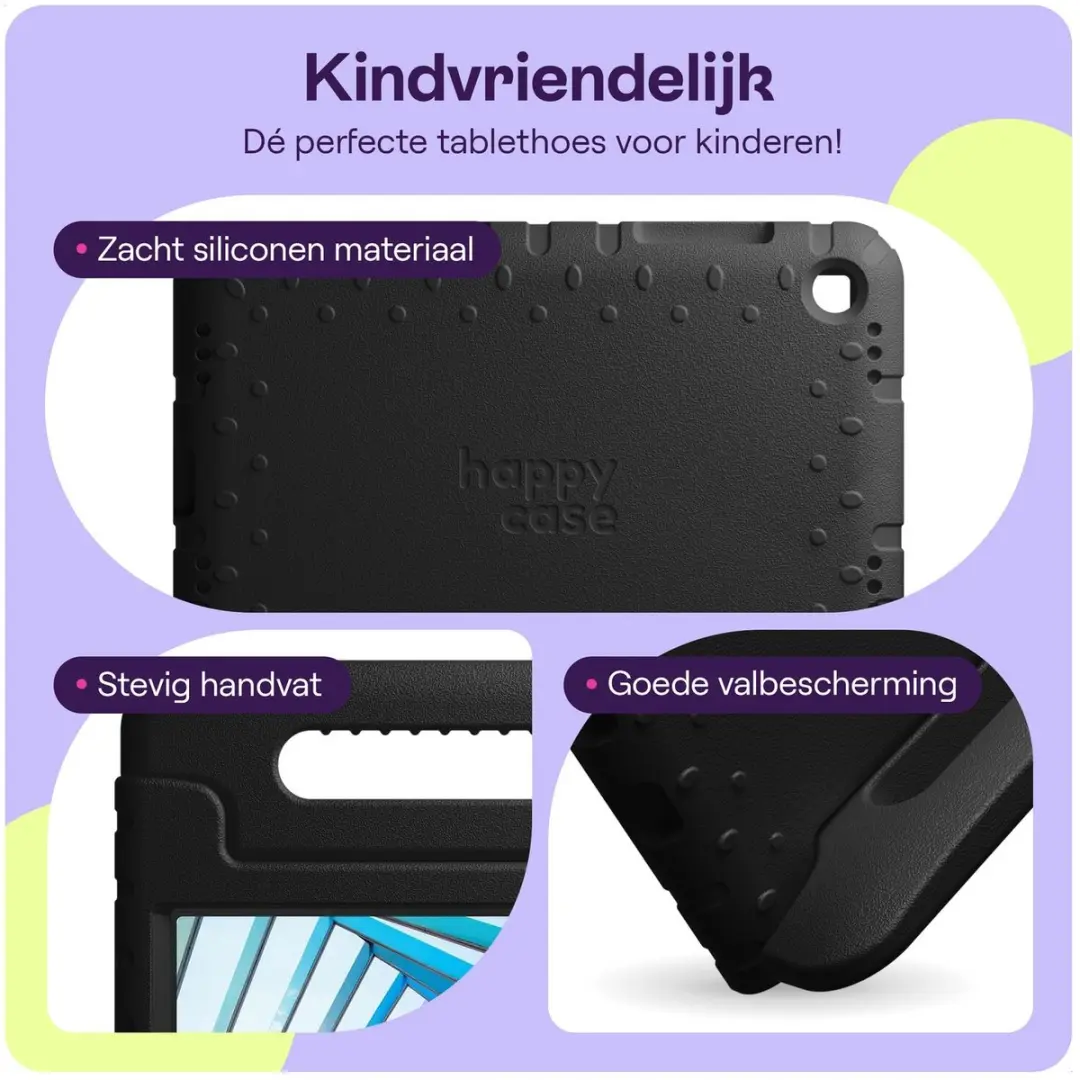 HappyCase Kinderhoes Lenovo Tab M11/K11 - 11 Inch - Zwart