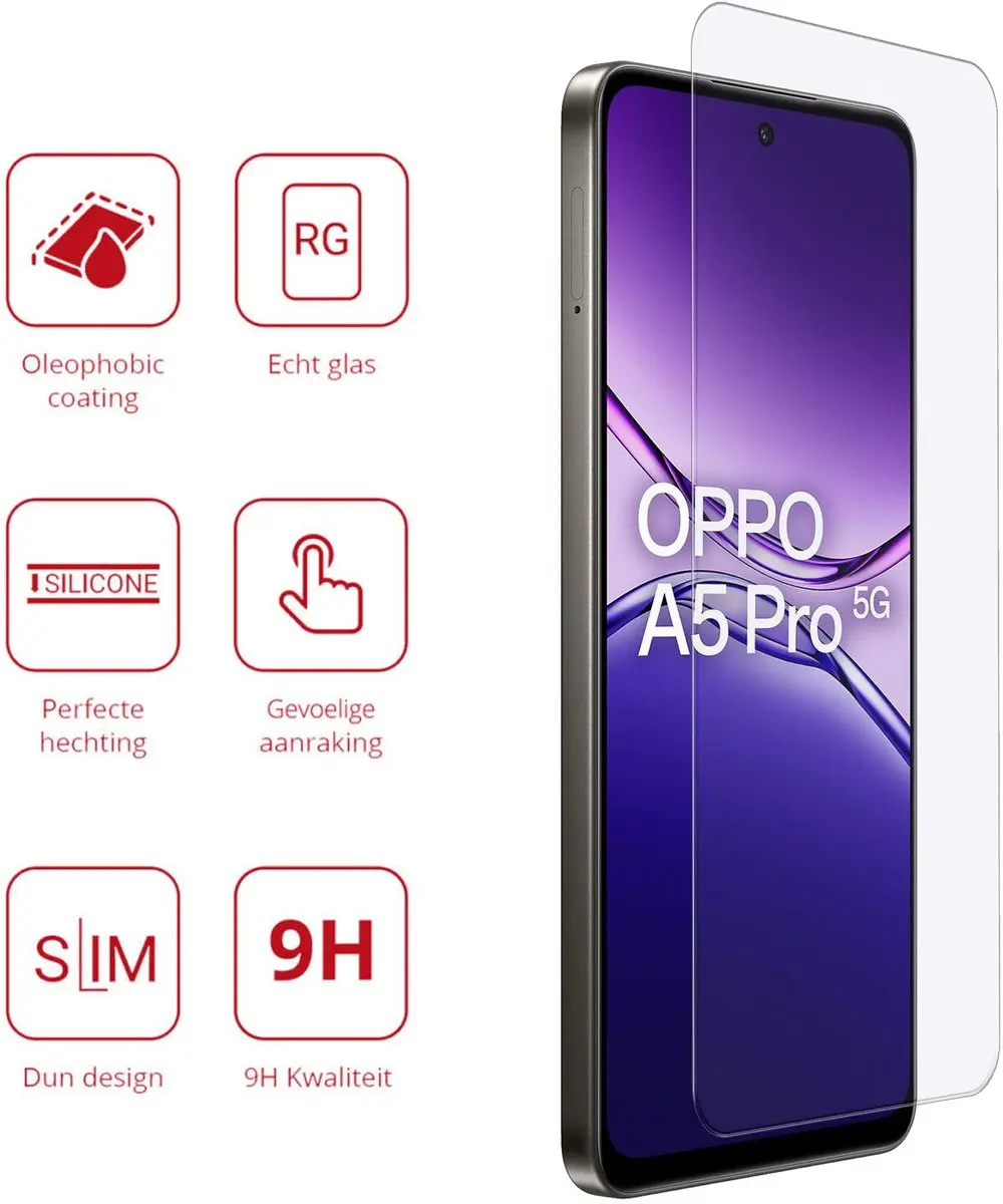 Rosso Screen Protector Oppo A5 Pro 9H Tempered Glass