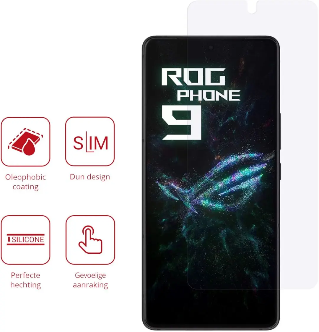 Rosso Screen Protector Asus ROG Phone 9 - 2 Stuks