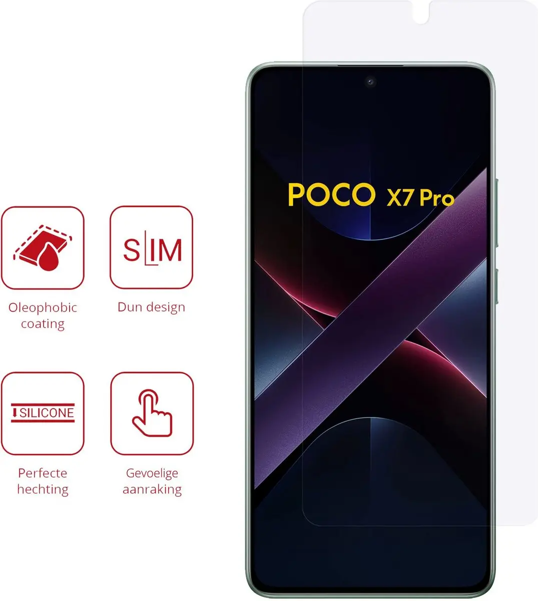 Rosso Screen Protector Xiaomi Poco X7 Pro - 2 Stuks