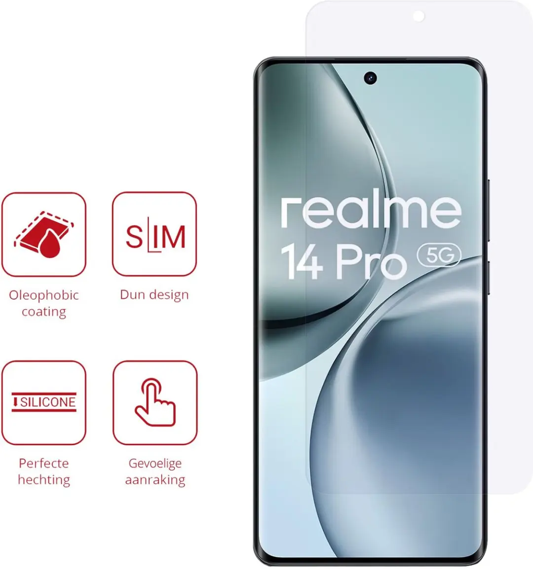 Rosso Screen Protector Realme 14 Pro - 2 Stuks