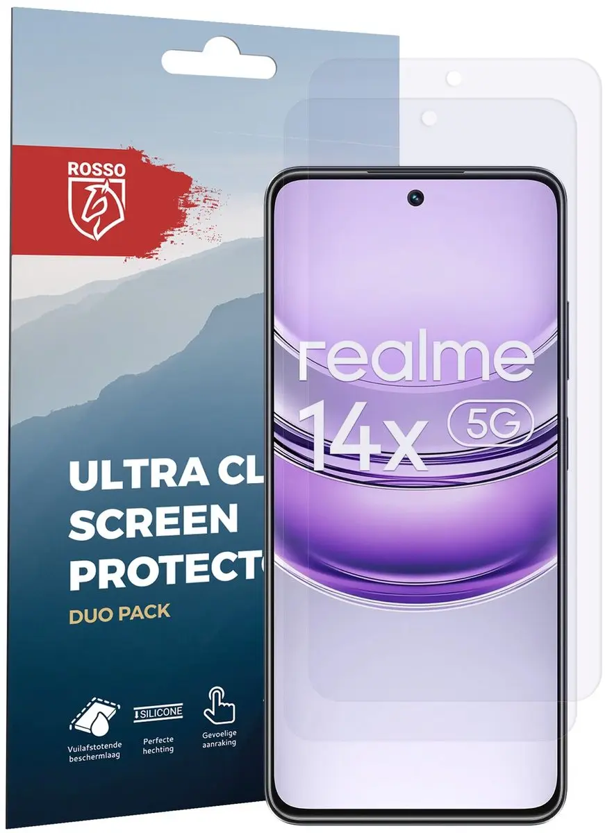 Rosso Screen Protector Realme 14X - 2 Stuks