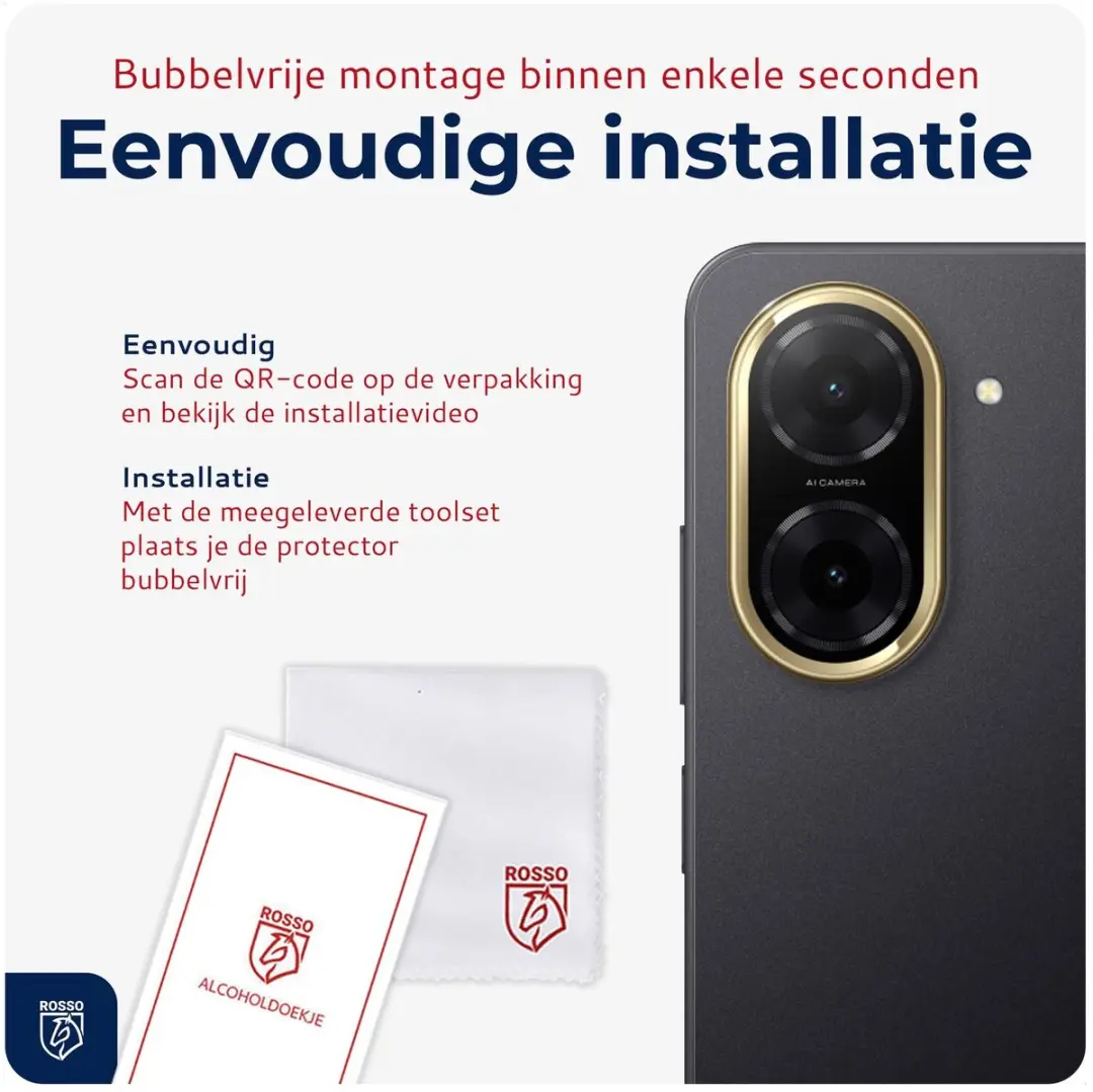 Rosso Camera Protector Xiaomi Redmi A5 - Ultra Dun Glas - Transparant - afbeelding 6 van 6