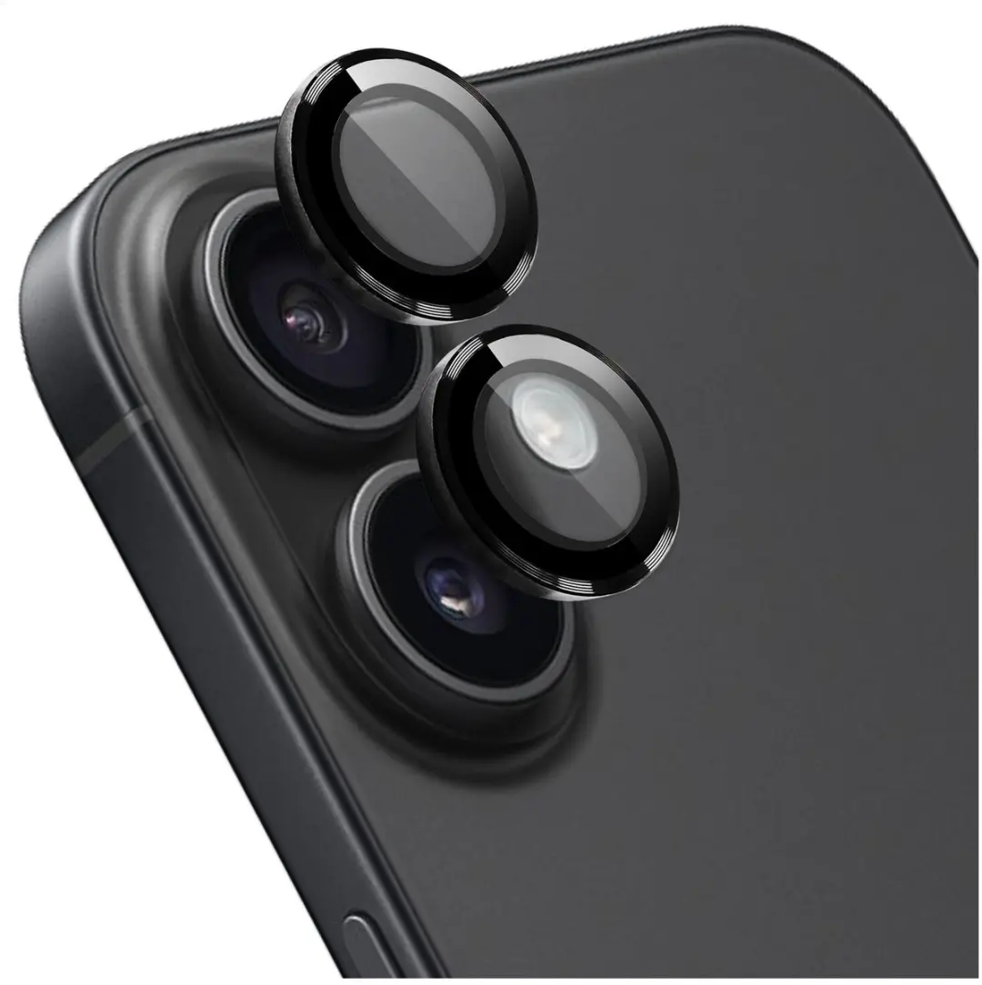 Rosso iPhone 16/16 Plus Cameralensbeschermer 9H