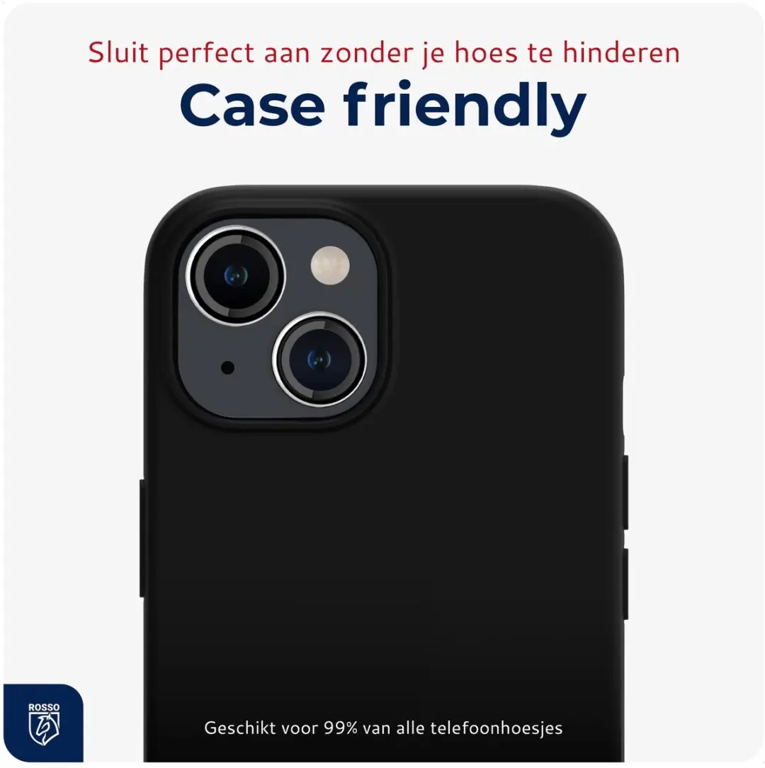 Rosso Camera Frame Protector iPhone 14/14 Plus - 9H Glas - Transparant
