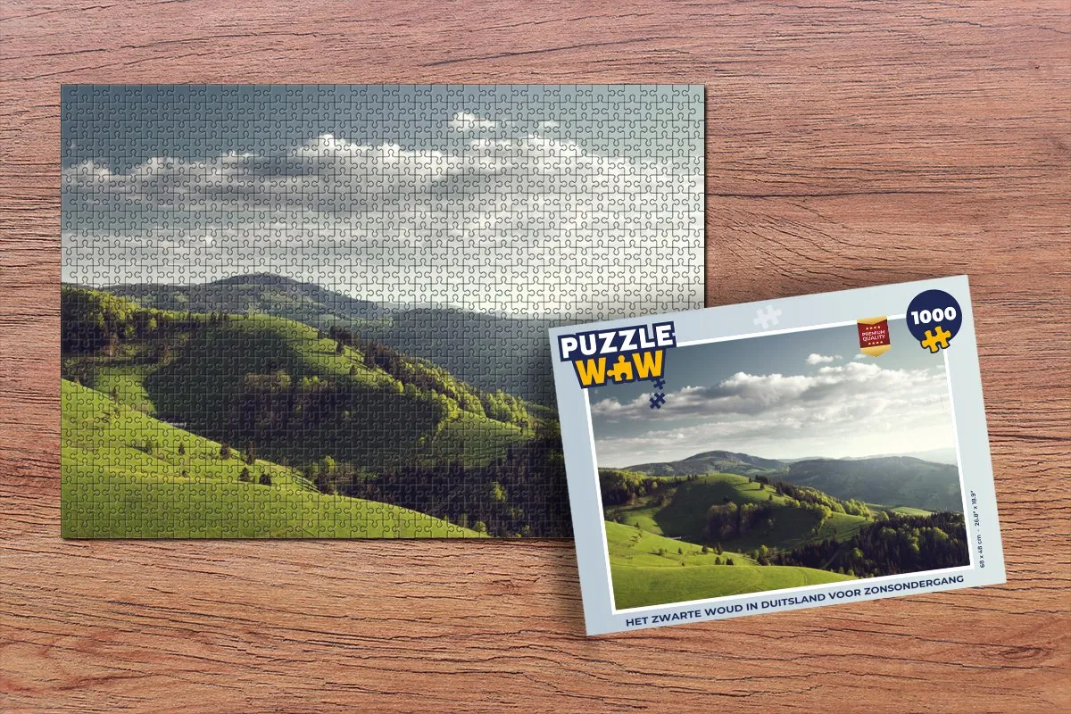 PuzzleWow Het Zwarte Woud Legpuzzel 1000 Stuks