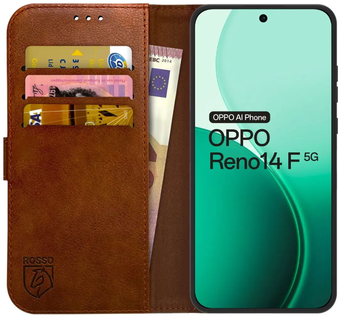 Rosso Element Wallet Book Case OPPO Reno 14 F
