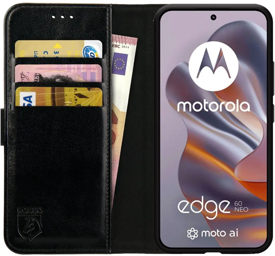 Rosso Element Wallet Book Case Motorola Edge 60 Neo