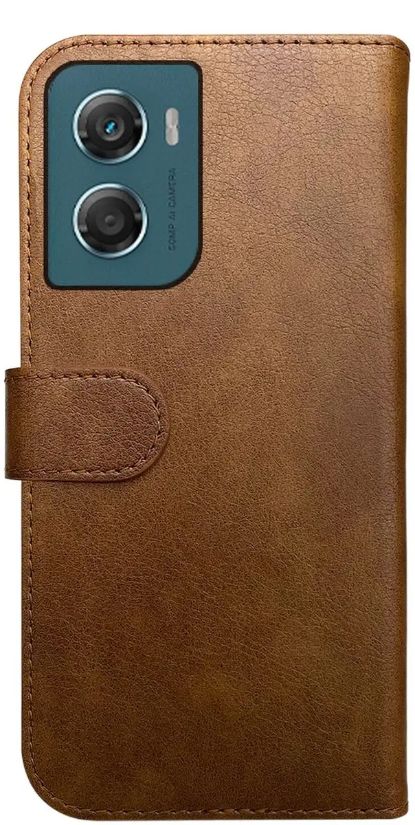 Rosso Element Wallet Book Case 243414 - Motorola Moto G06 - 3 Pasjes - Bruin