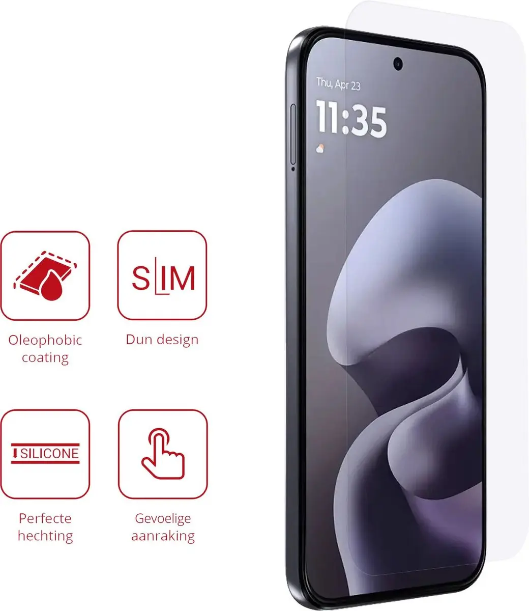 Rosso Screen Protector Motorola Moto G67 - 2 Stuks