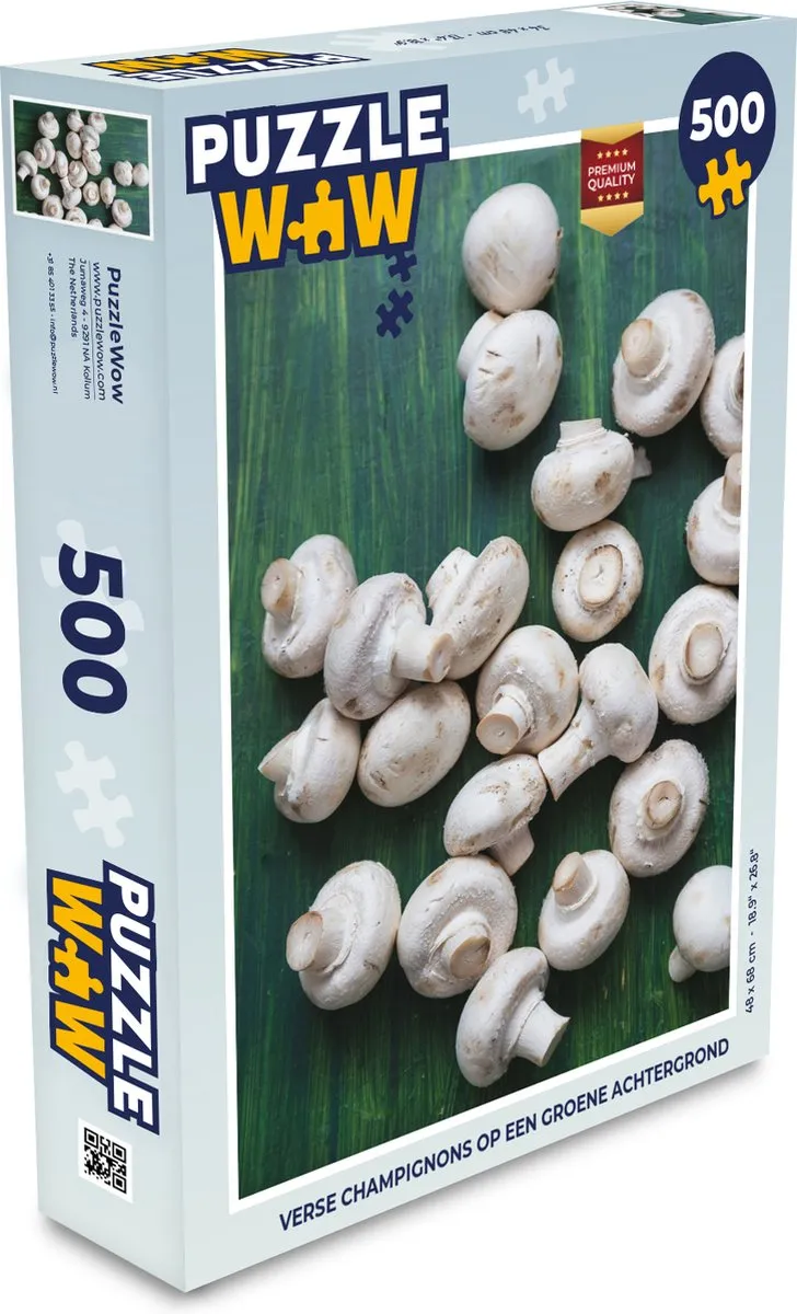 PuzzleWow Legpuzzel 500 Stuks - Multicolor