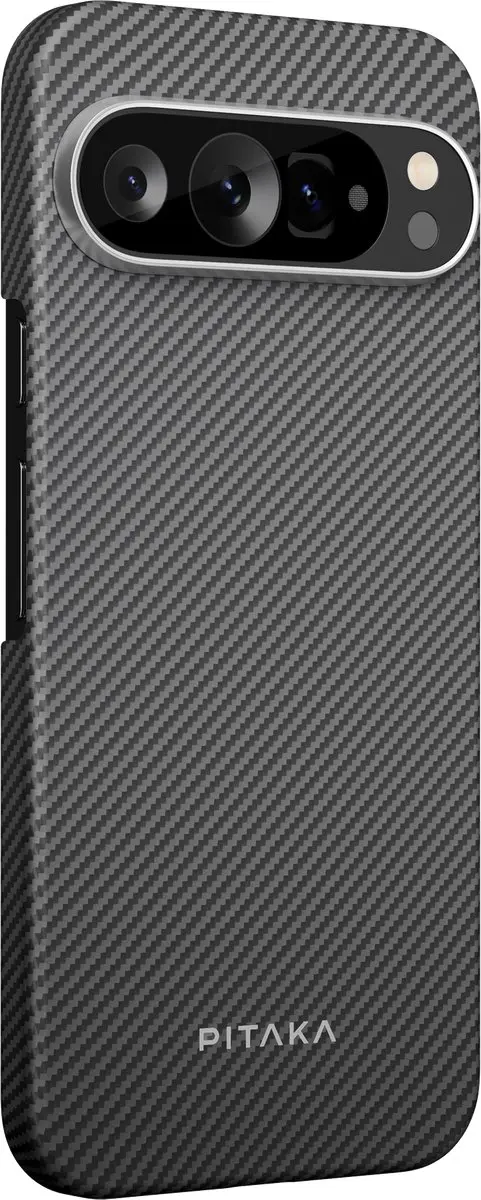 Pitaka MagEZ Hoesje GPPB2402 Google Pixel 9 Pro XL - Aramide Fiber - Zwart
