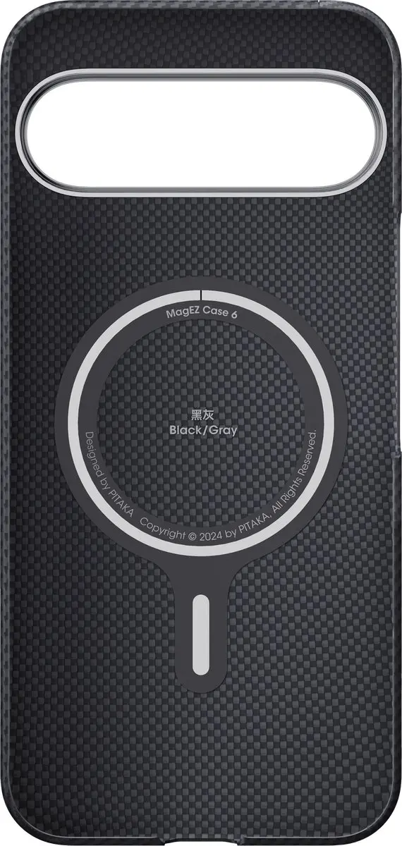 Pitaka MagEZ Hoesje GPPB2402 Google Pixel 9 Pro XL - Aramide Fiber - Zwart