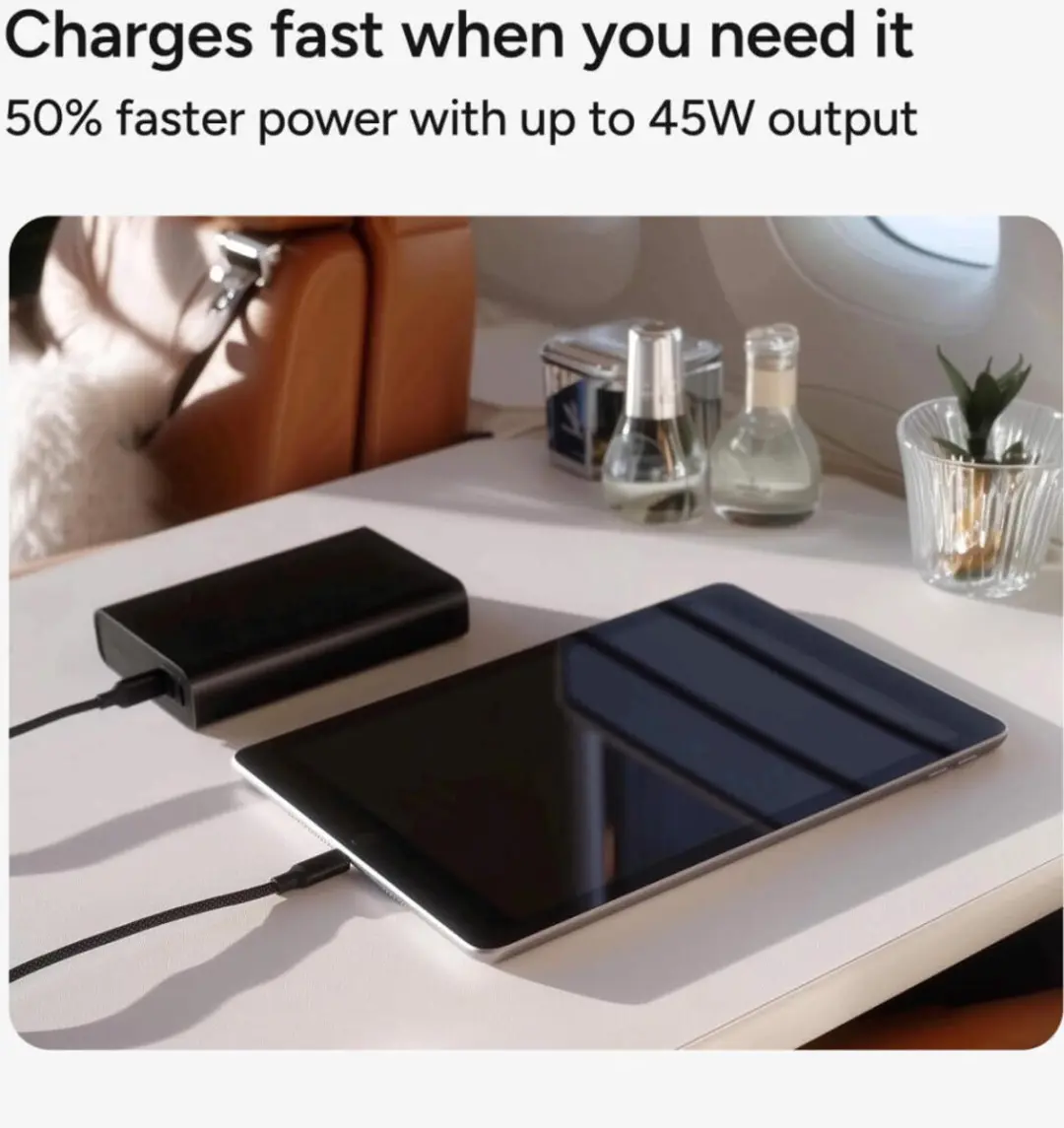 mophie Powerstation Pro 20.000mAh Powerbank - 45W - Zwart - afbeelding 5 van 6