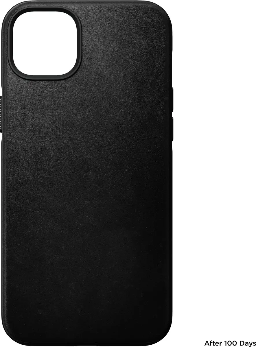 NOMAD Rugged Horween Leather Hoesje iPhone 14 Plus - NM01275985 - Zwart