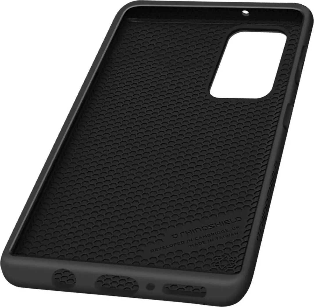 RhinoShield SolidSuit Classic Zwart Hoesje Geschikt voor Samsung Galaxy A42