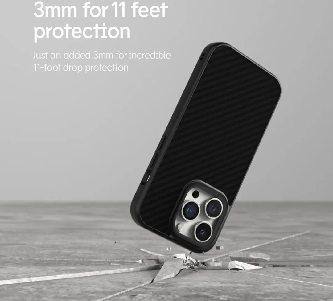 Rhinoshield SolidSuit iPhone 14 Plus Carbon Fiber SST0126149 - Zwart