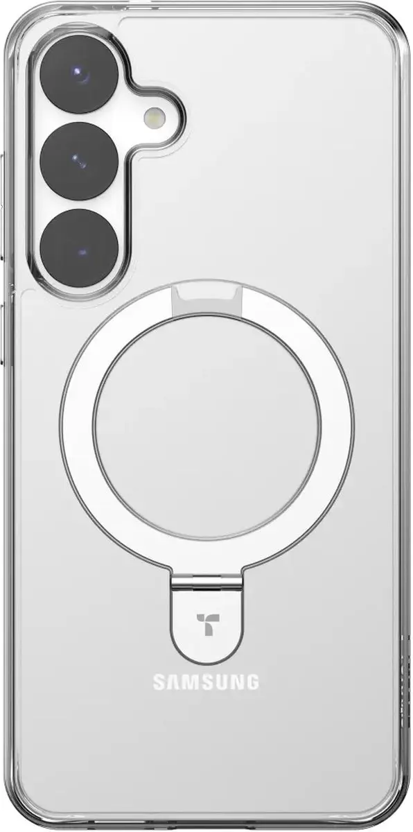 Torras UPro Ostand Pro Hoesje Samsung Galaxy S25 Plus - Transparant