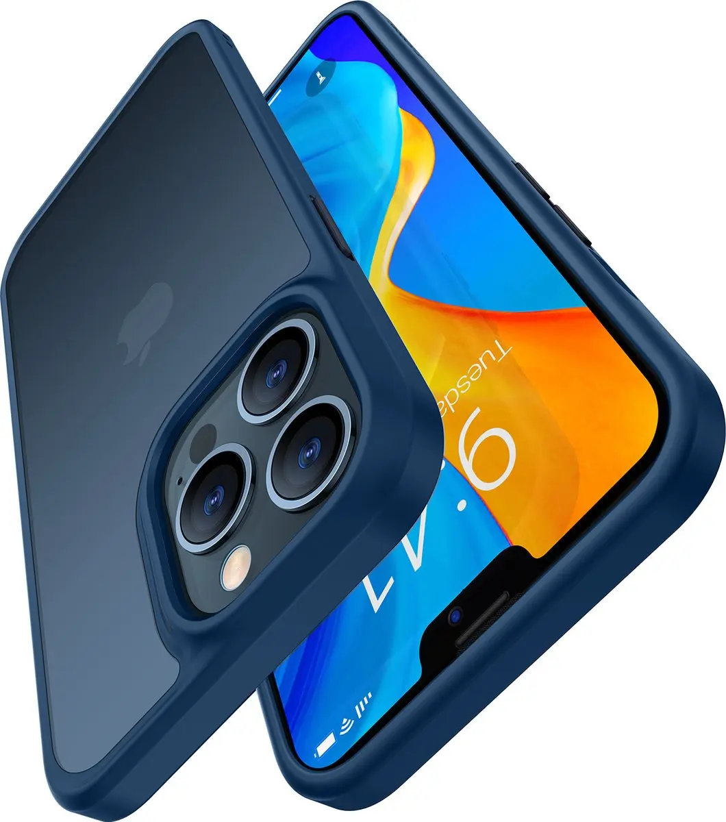 Torras Guardian Magnetic Hoesje iPhone 16/17 - Mat Zwart