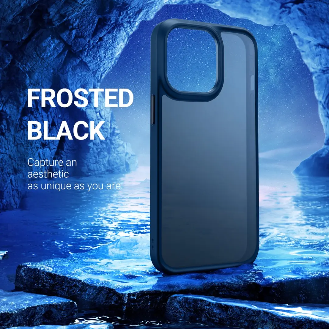 Torras Guardian Magnetic Hoesje iPhone 16/17 - Mat Zwart