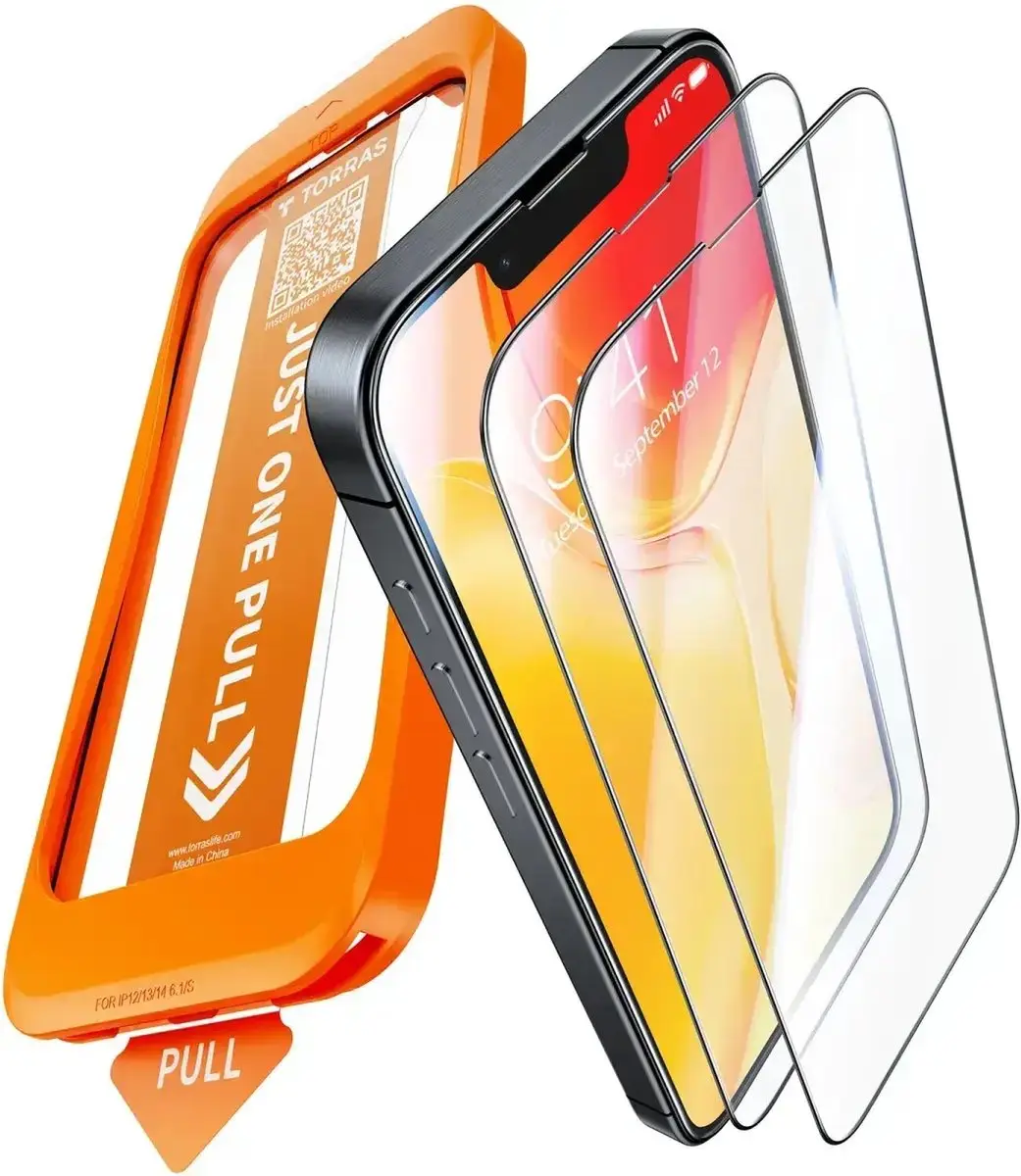 Torras Install Master 9H iPhone 16 Screen Protector